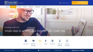 Emirates NBD Personal Banking | Cards | Credit Cards | Activating ...