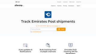 Emirates Post Tracking - AfterShip