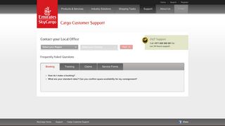 Cargo Customer Support - Emirates SkyCargo