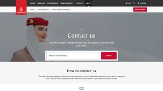 Contact us | Emirates United States
