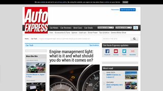Engine management light: what is it and what should ... - Auto Express