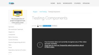 Testing Components • Angular - Codecraft.tv