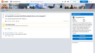 Is it possible to access the EMAA website from a civi computer ...