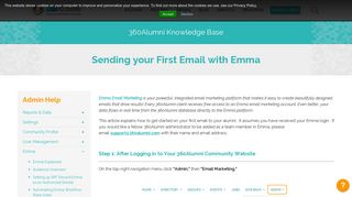 Email Marketing | 360Alumni Knowledge Base