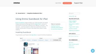 Using Emma Guestbook for iPad - Email marketing help