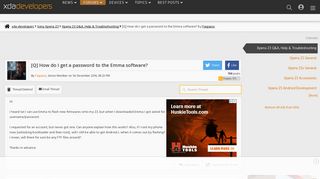 [Q] How do I get a password to the Emma soft… | Sony Xperia Z3 ...