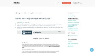 Emma for Shopify Installation Guide - Email marketing help