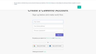 Cawemo | Signup