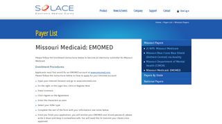 SolAce - Electronic Medical Claims - Missouri Medicaid: EMOMED