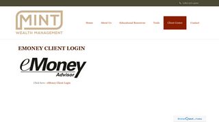 eMoney Client Login | Mint Wealth Management - mintwm.com