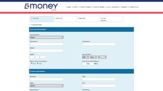 eMoneyUSA : Loan Application