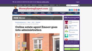 Online estate agent Emoov goes into administration