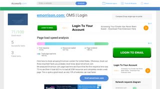 Access emorrison.com. OMS | Login