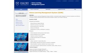Emory Learning Management System (ELMS) - Emory University