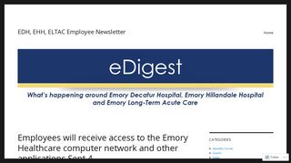 Employees will receive access to the Emory Healthcare computer ...