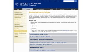 Handshake and On-Campus Recruiting Policies - Emory Career Center