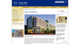 Emory Healthcare in Atlanta, GA | Emory University