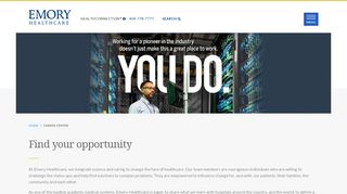 Careers at Emory Healthcare