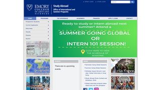Study Abroad | Office of International and ... - Emory University