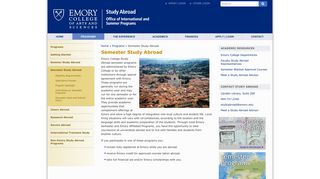 Semester Study Abroad - Emory Study Abroad - Emory University