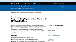 Empactis Employee Health, Absence & HR Case Platform - Digital ...