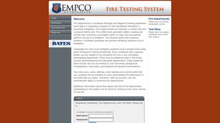 Fire Department Testing System - Empco
