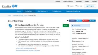 Essential Plan | Excellus BlueCross BlueShield