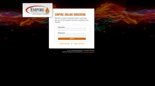 Empire Online Ordering | Log In - Empire Distributing
