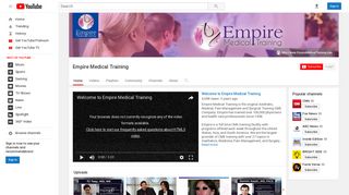 Empire Medical Training - YouTube