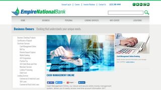 Cash Managment Online Business Owners - Empire National Bank