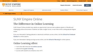 SUNY Empire Online | SUNY Empire State College