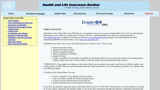 UN Health and Life Insurance Section
