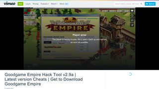 Goodgame Empire Hack Tool v2.9a | Latest version Cheats | Get to ...
