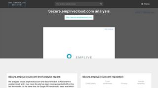 Secure Emp Live Cloud. More on secure.emplivecloud.com.