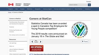 Careers at StatCan - Statistics Canada
