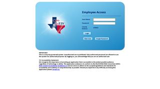 Employee Access Login - TxEIS.net