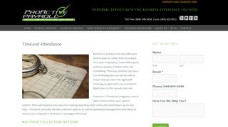 Time and Attendance :: Proactive Payroll