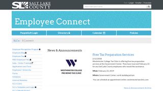 Employee Connect | Salt Lake County