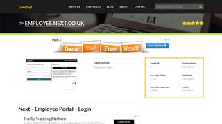 Welcome to Employee.next.co.uk - Next - Employee Portal - Login