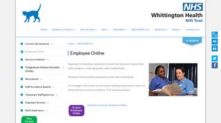 Employee Online - Whittington Hospital