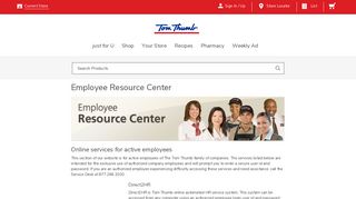 Employee Resource Center - Tom Thumb