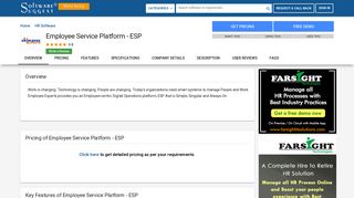 Employee Service Platform - ESP - Pricing, Reviews, Alternatives and ...