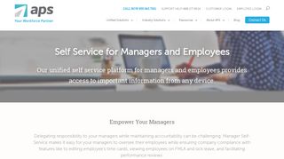 Self Service for Managers and Employees | APS Payroll