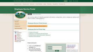 Employee Service Portal | Nebo School District