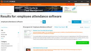 employee attendance software free download - SourceForge