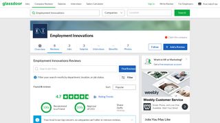 Employment Innovations Reviews | Glassdoor