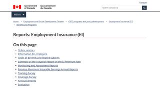 Reports: Employment Insurance (EI) - Canada.ca