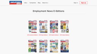 Employment News E-Editions | EmploymentNews.com