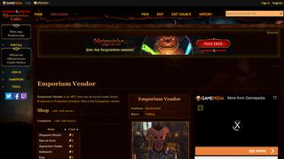Emporium Vendor - Official Neverwinter Wiki