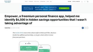 Empower personal finance app review: it found me $4,500 in hidden ...